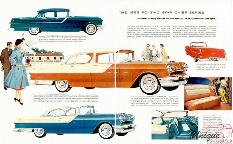 1955 Pontiac Brochure Page 2
